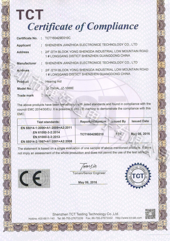 1088A+E-CE证书